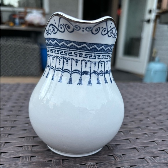 Vintage Ridgway - Venetian Blue Creamer / Small Milk Jug - Ridgway Staffordshire - Picture 4 of 4